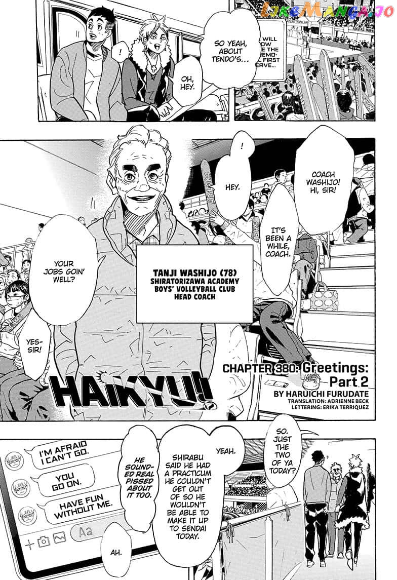 Haikyuu!!, Chapter 380 image 01